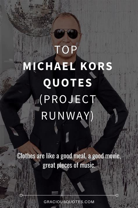 michael kors quotes about fashion